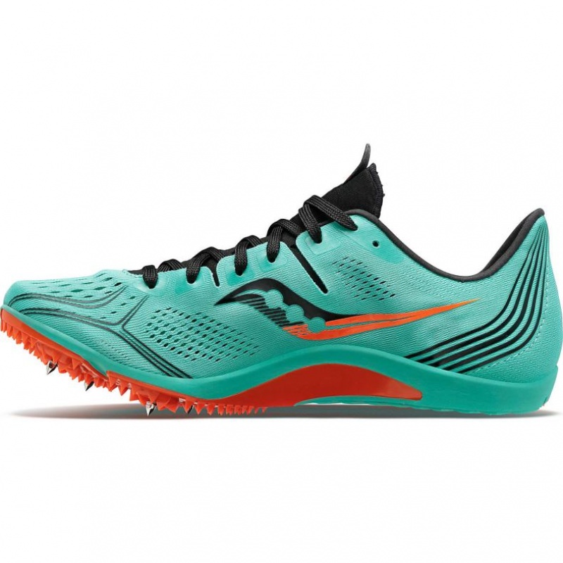 Turquoise Saucony Endorphin 3 Men's Spikes | ISRAEL DKTWRA