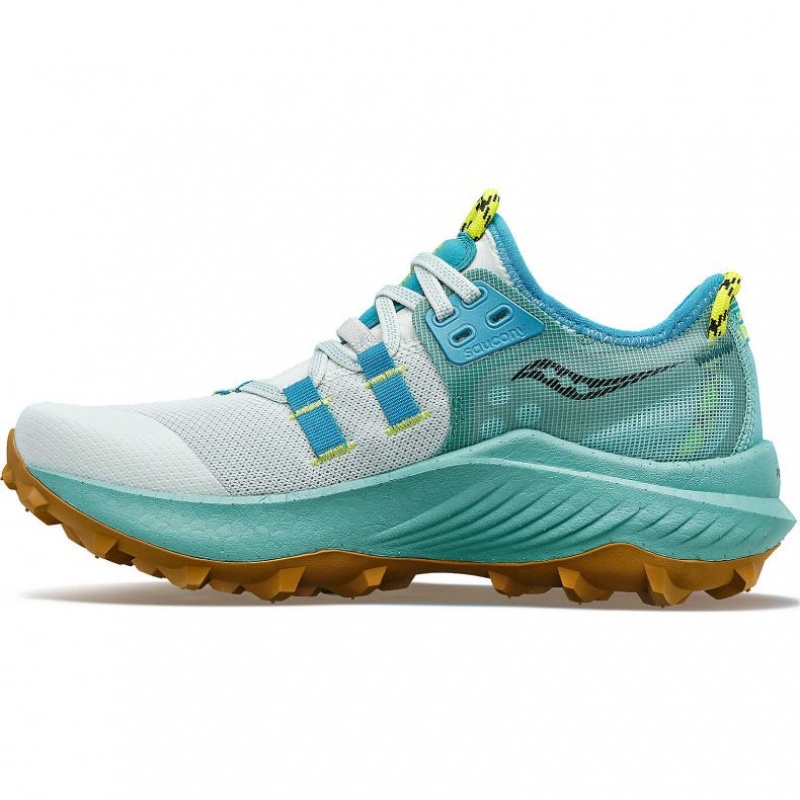 Turquoise Saucony Endorphin Rift Women's Trail Running Shoes | ISRAEL UKPRZJ