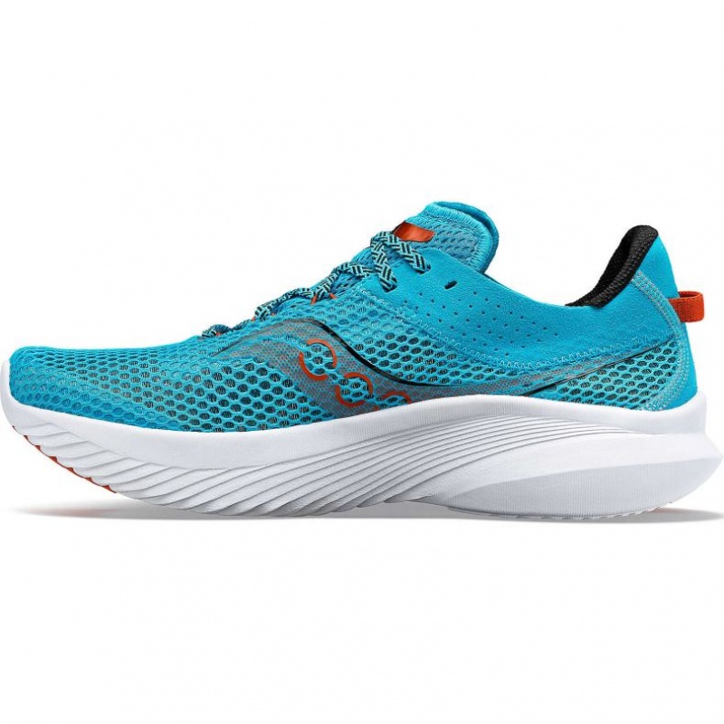 Turquoise Saucony Kinvara 14 Men's Running Shoes | ISRAEL JGOYMW