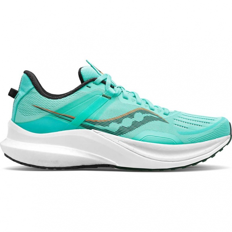 Turquoise Saucony Tempus Men\'s Running Shoes | ISRAEL MNJSBR