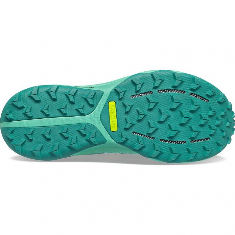 Turquoise Saucony Ultra Ridge GTX Women's Trail Running Shoes | ISRAEL AHFXZJ