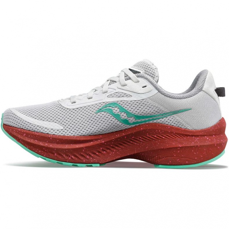 White Saucony Axon 3 Women's Running Shoes | ISRAEL ZQWKPC