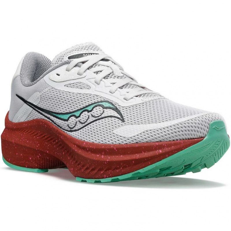 White Saucony Axon 3 Women's Running Shoes | ISRAEL ZQWKPC