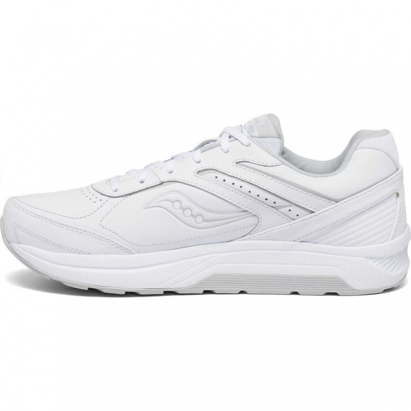 White Saucony Echelon Walker 3 Extra Men's Wide Running Shoes | ISRAEL HRPKUG