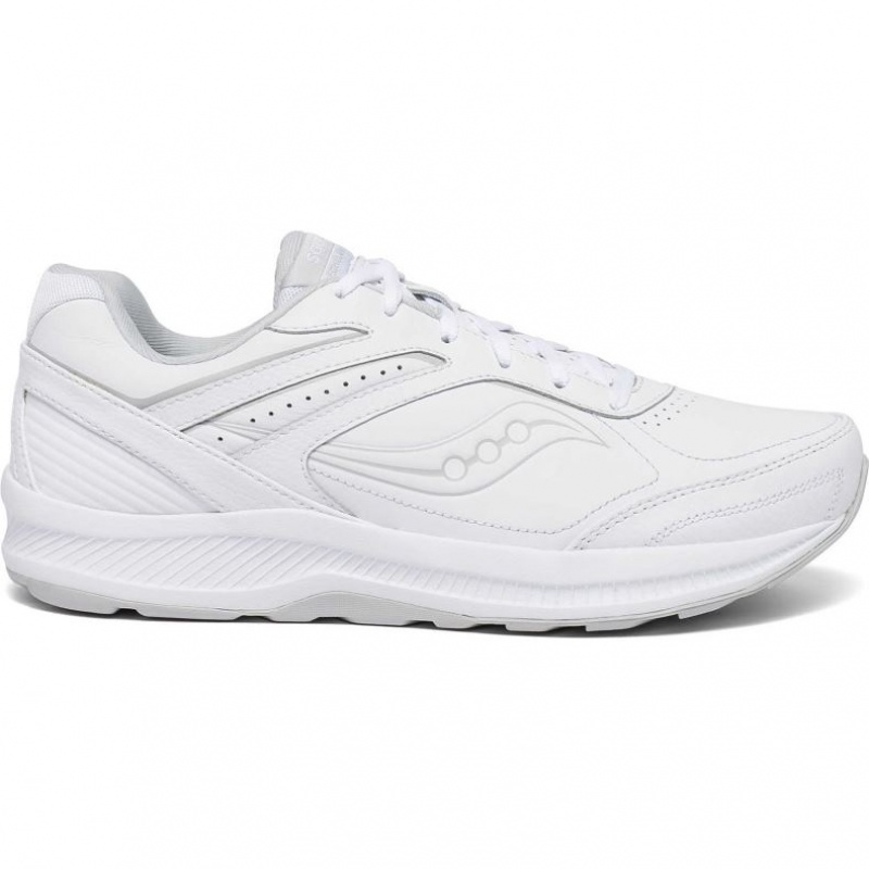 White Saucony Echelon Walker 3 Extra Men\'s Wide Running Shoes | ISRAEL HRPKUG