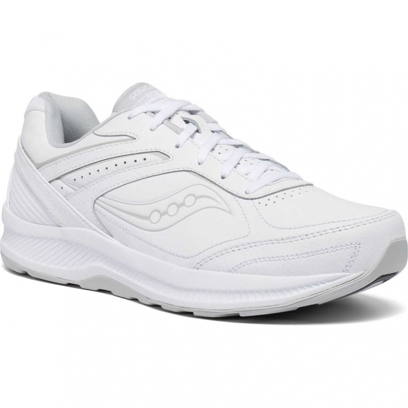 White Saucony Echelon Walker 3 Men's Walking Shoes | ISRAEL TWPXIN