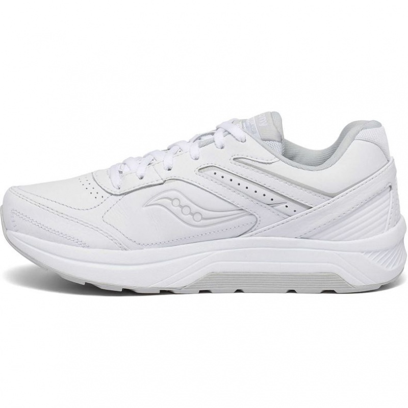 White Saucony Echelon Walker 3 Women's Walking Shoes | ISRAEL IHKNDG