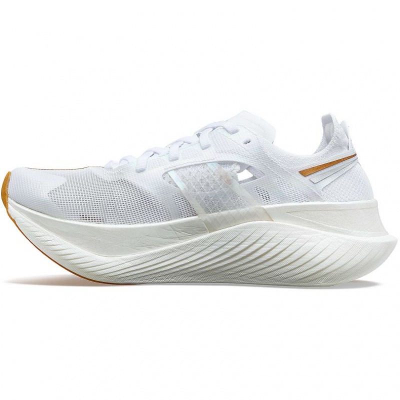 White Saucony Endorphin Elite Men's Running Shoes | ISRAEL FRQDGN