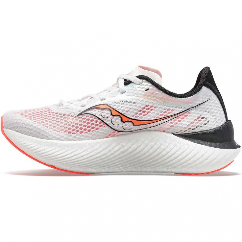 White Saucony Endorphin Pro 3 Men's Running Shoes | ISRAEL TRMLVB