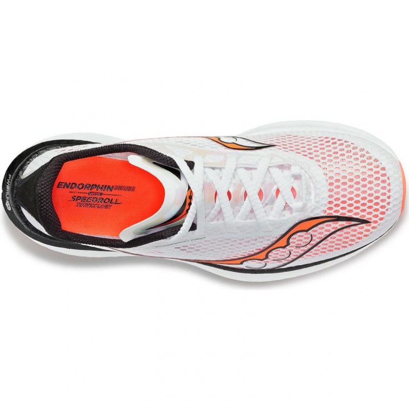 White Saucony Endorphin Pro 3 Men's Running Shoes | ISRAEL TRMLVB