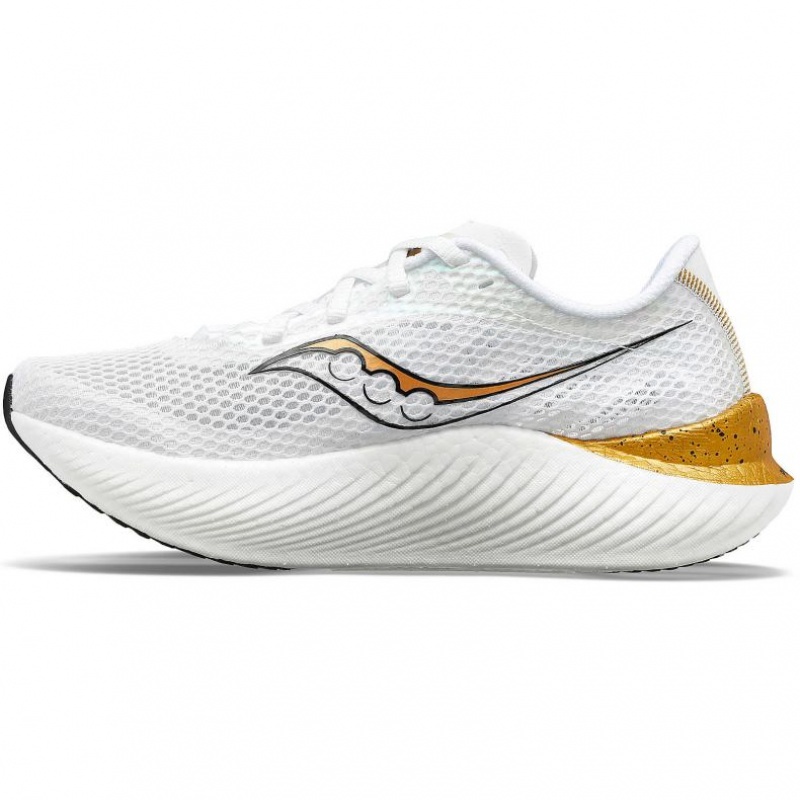 White Saucony Endorphin Pro 3 Women's Running Shoes | ISRAEL NELSMG