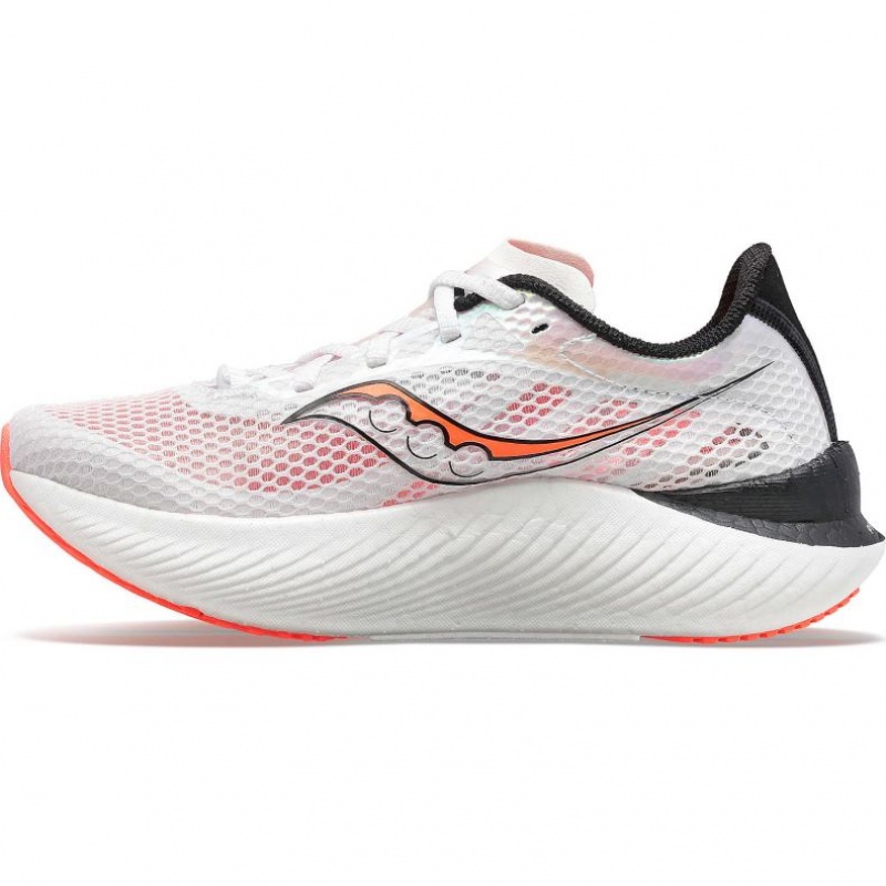 White Saucony Endorphin Pro 3 Women's Running Shoes | ISRAEL KSRBHL