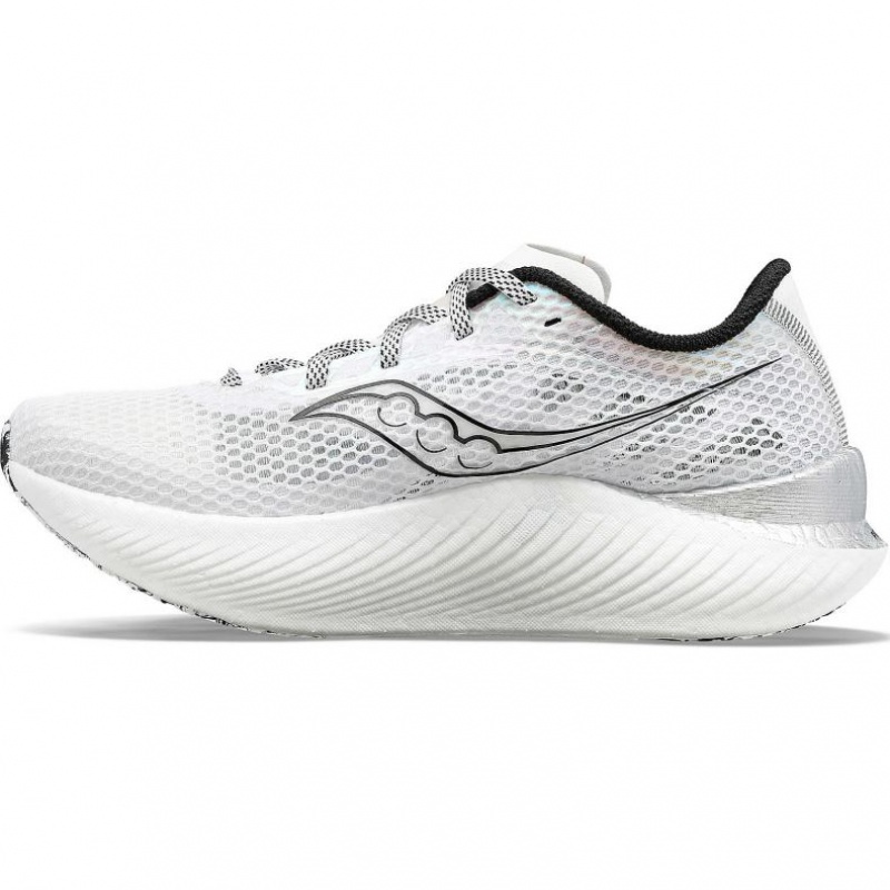 White Saucony Endorphin Pro 3 Women's Running Shoes | ISRAEL OMEBCY