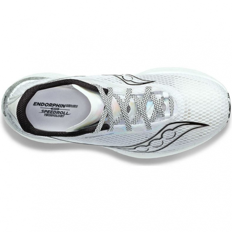 White Saucony Endorphin Pro 3 Women's Running Shoes | ISRAEL OMEBCY