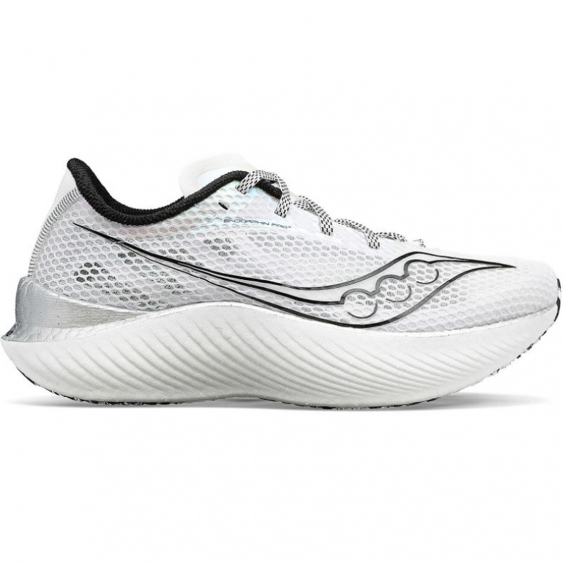 White Saucony Endorphin Pro 3 Women\'s Running Shoes | ISRAEL OMEBCY