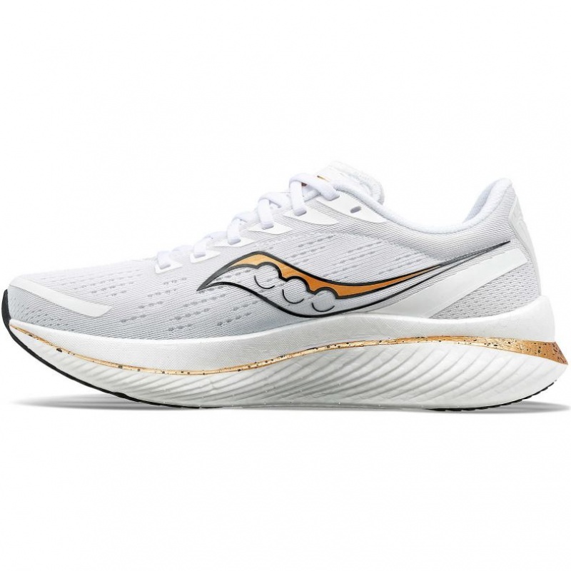 White Saucony Endorphin Speed 3 Men's Running Shoes | ISRAEL MGAHEY