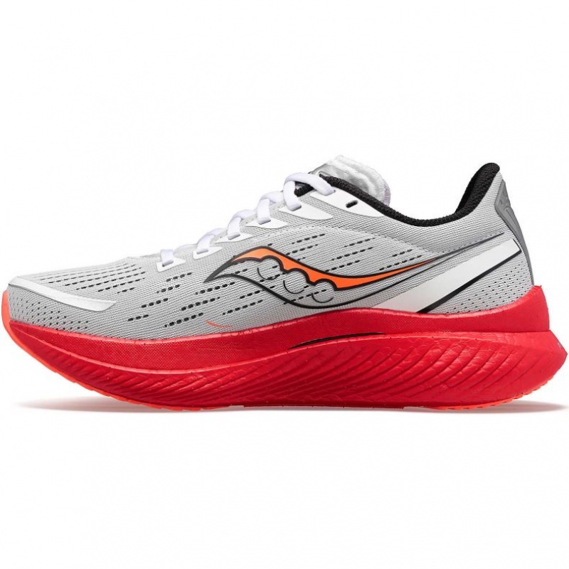 White Saucony Endorphin Speed 3 Men's Running Shoes | ISRAEL TMWKSD