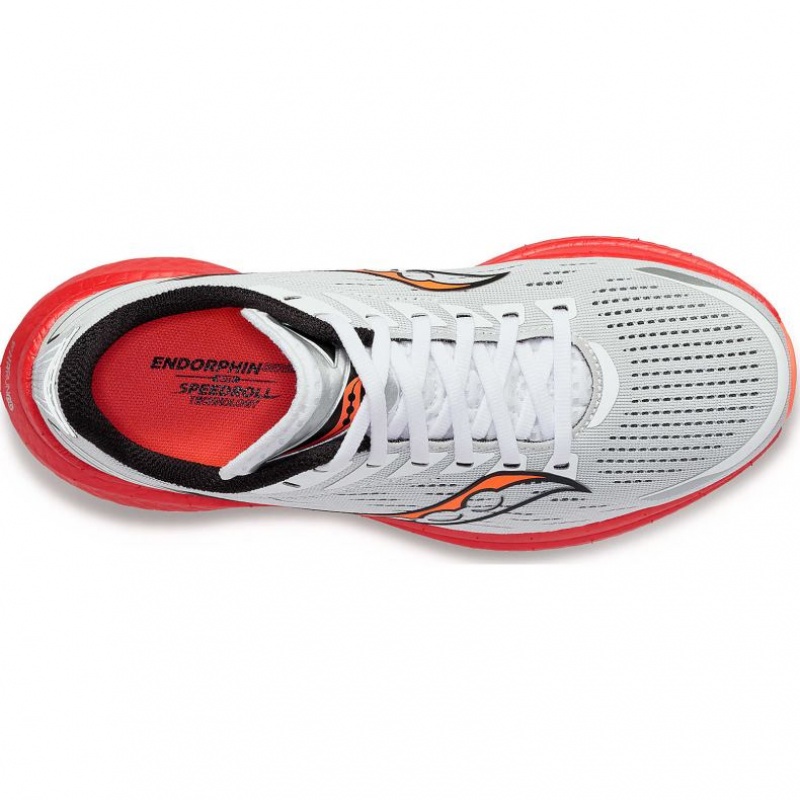 White Saucony Endorphin Speed 3 Men's Running Shoes | ISRAEL TMWKSD