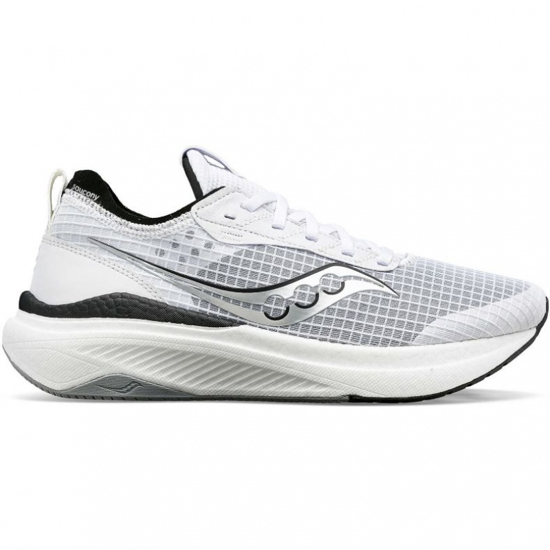 White Saucony Freedom Crossport Men\'s Running Shoes | ISRAEL XLOAZM