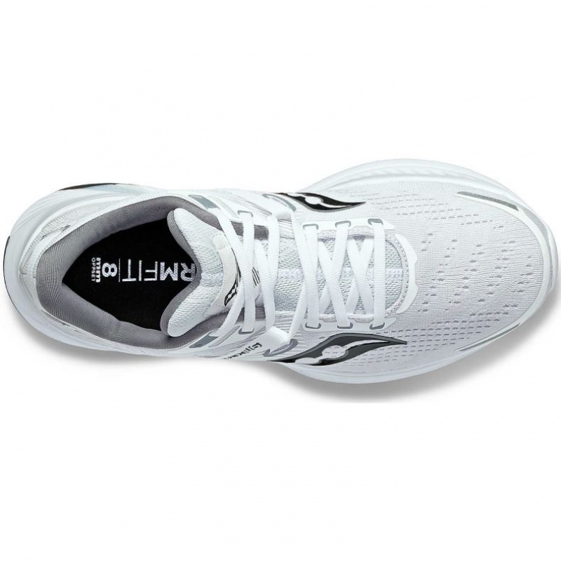 White Saucony Guide 16 Men's Running Shoes | ISRAEL LGPSDT