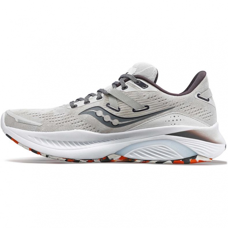 White Saucony Guide 16 Men's Running Shoes | ISRAEL NDSHVR