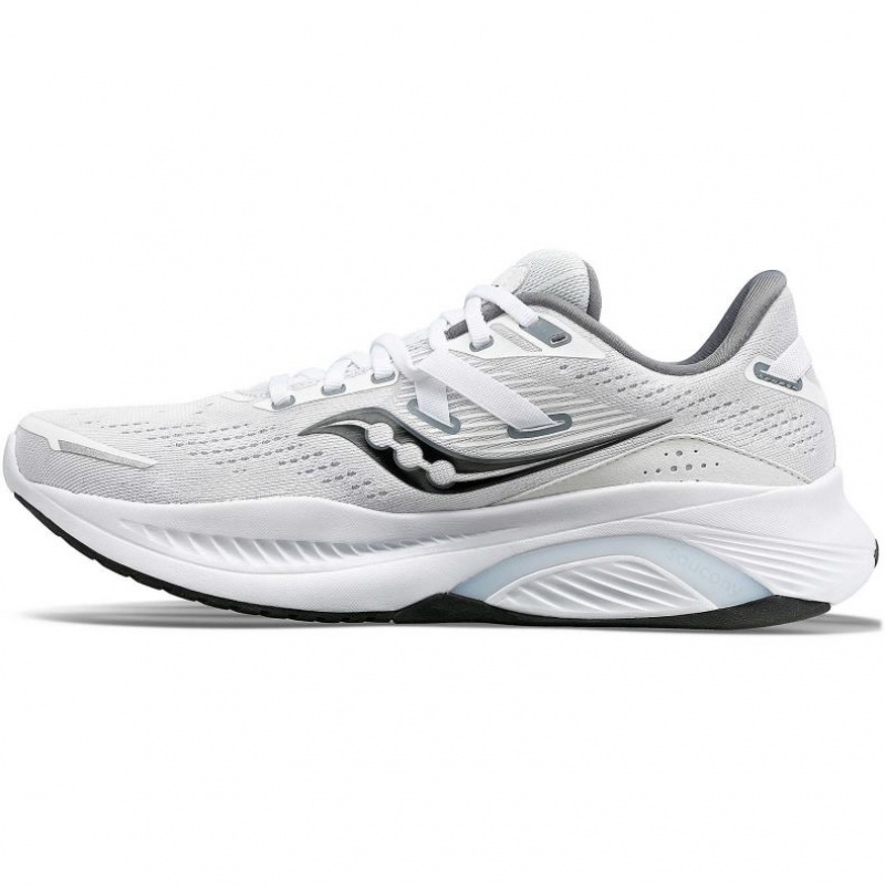 White Saucony Guide 16 Women's Running Shoes | ISRAEL PWLJYB