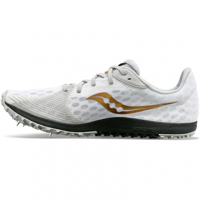 White Saucony Kilkenny XC9 Men's Spikes | ISRAEL DWGCUT