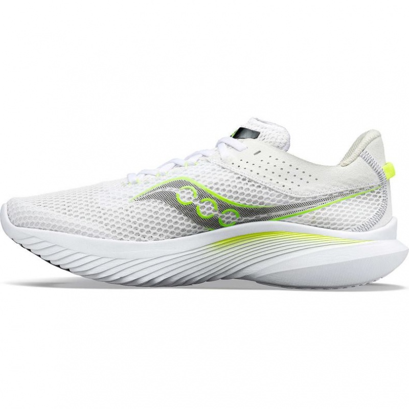 White Saucony Kinvara 14 Men's Running Shoes | ISRAEL UGOYEH