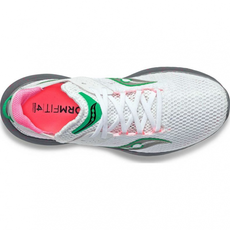 White Saucony Kinvara 14 Women's Running Shoes | ISRAEL MQDKFB