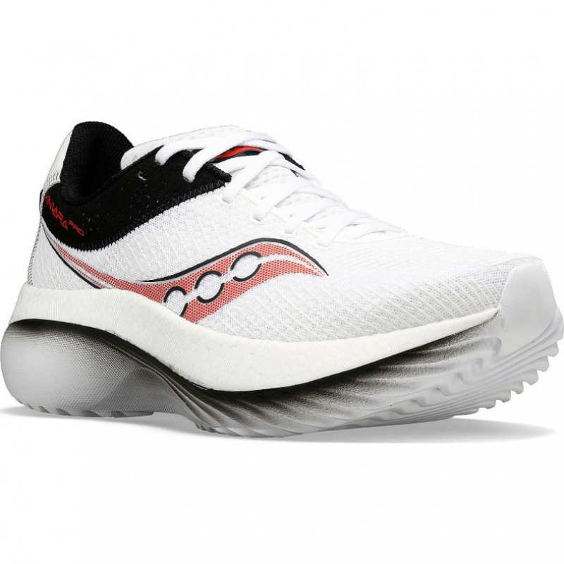 White Saucony Kinvara Pro Men's Running Shoes | ISRAEL EFMSWU