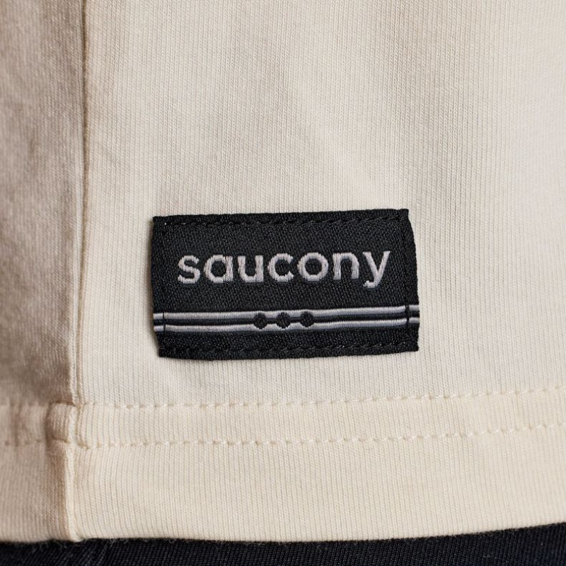 White Saucony Recovery Boxy Women's T-Shirt | ISRAEL EDRUAN