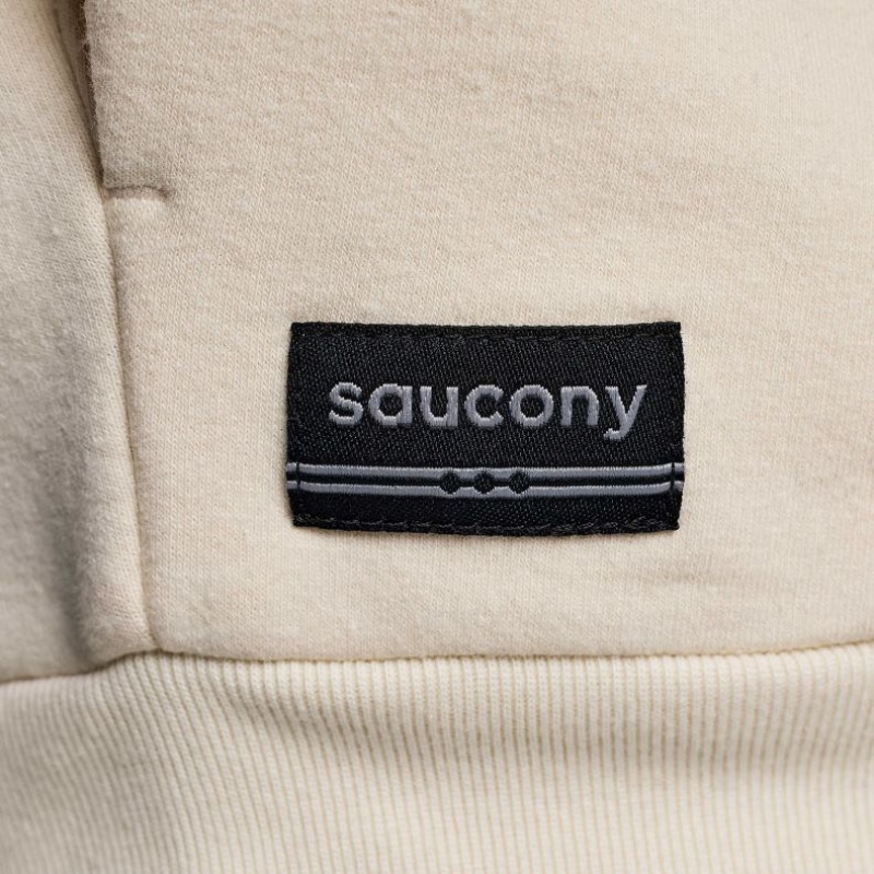 White Saucony Recovery Crew Women's Sweatshirt | ISRAEL VQNHKR