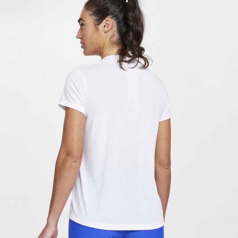 White Saucony Stopwatch Short Sleeve Women's T-Shirt | ISRAEL SAUJOP