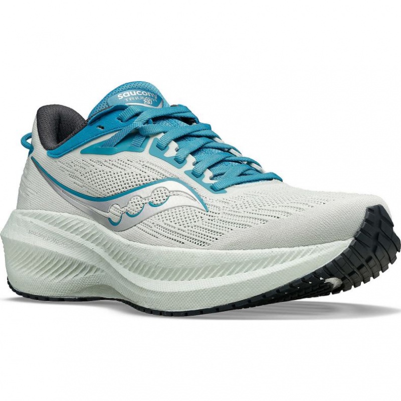 White Saucony Triumph 21 Women's Running Shoes | ISRAEL RLIKXC