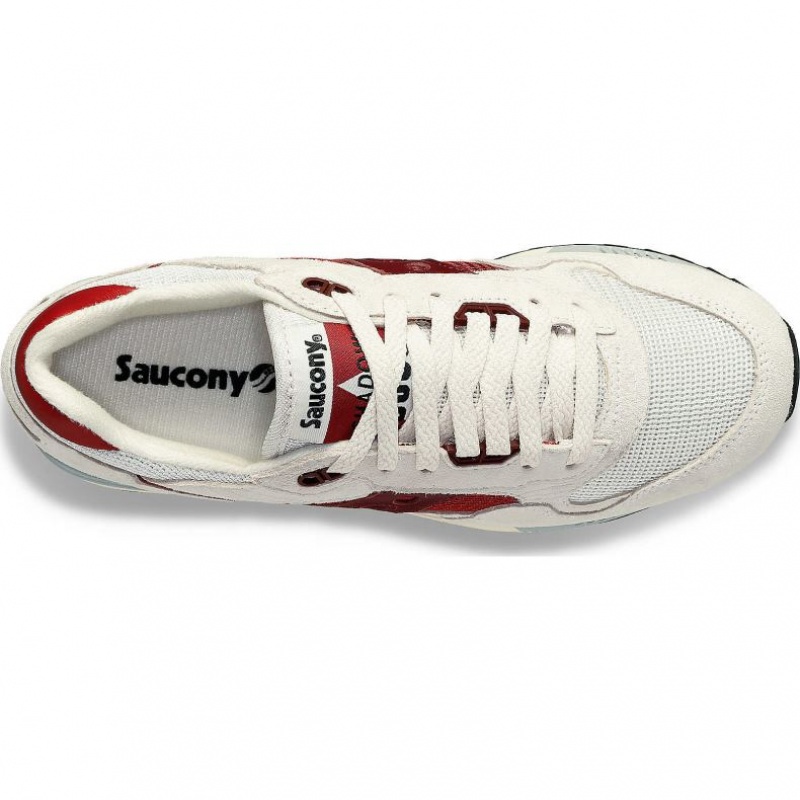 White / Red Saucony Shadow 5000 Men's Sneakers | ISRAEL BITFQL