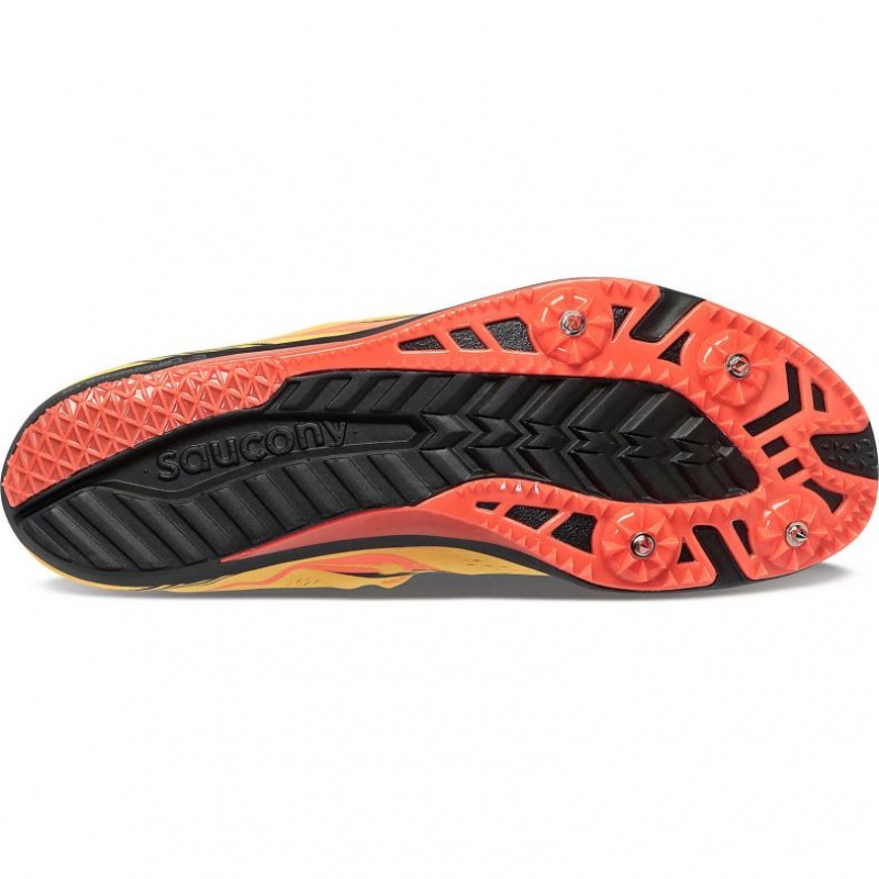 Yellow Saucony Endorphin 3 Men's Spikes | ISRAEL YOKEUQ