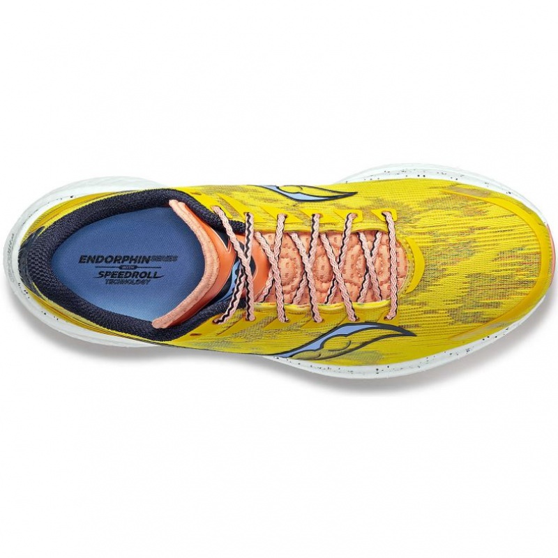 Yellow Saucony Endorphin Speed 3 Men's Running Shoes | ISRAEL HZTNKE