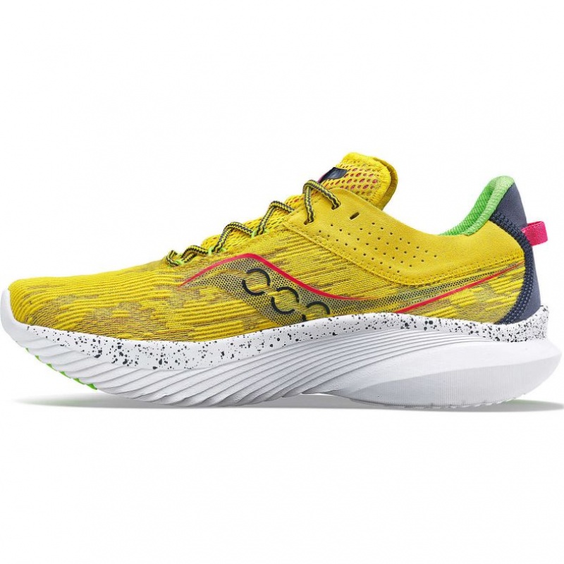 Yellow Saucony Kinvara 14 Women's Running Shoes | ISRAEL VJHGEB