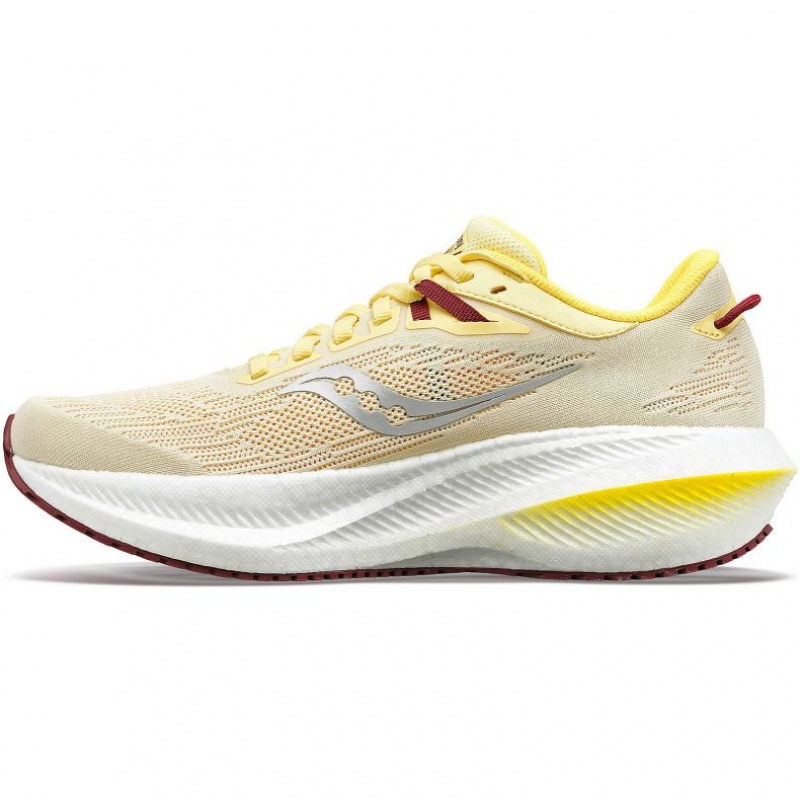 Yellow Saucony Triumph 21 Women's Running Shoes | ISRAEL WFATHX