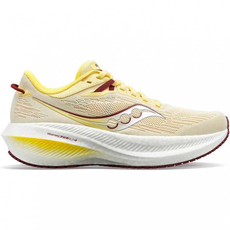 Yellow Saucony Triumph 21 Women\'s Running Shoes | ISRAEL WFATHX